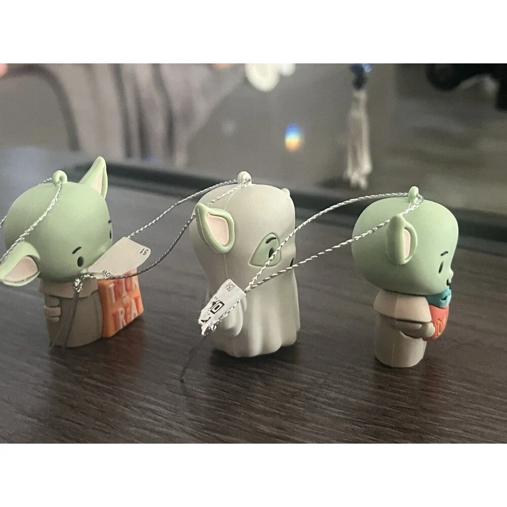 Hallmark Star Wars Grogu Halloween Mystery Ornaments Series 4 Lot of 3